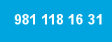 981 118 16 31 981 118 16 31